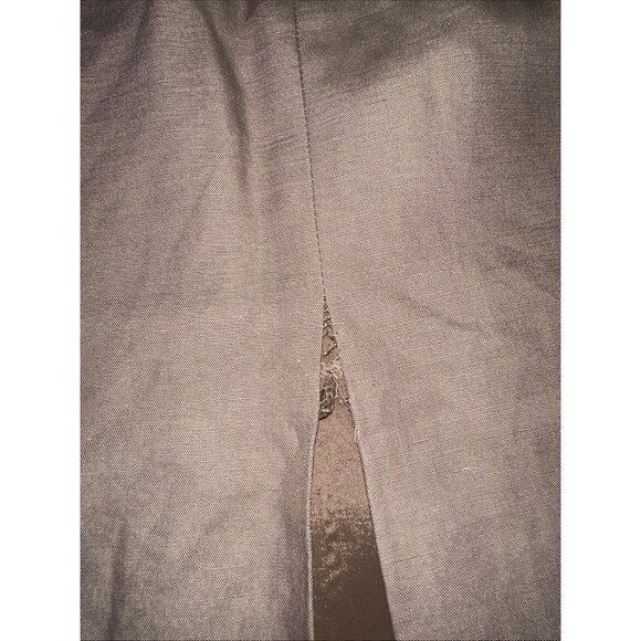 Antonio Melani Womens Sleeveless Ruffle Front Dress Size 12 Beige - Picture 8 of 8